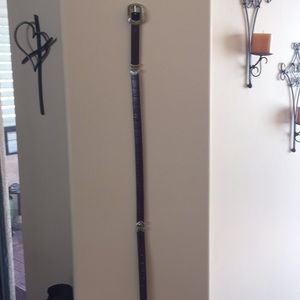 Leather Brighton like two sided M belt